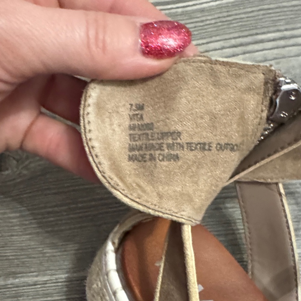 MIA Women's Brown Espadrille Sandals 7.5 - Picture 3 of 9